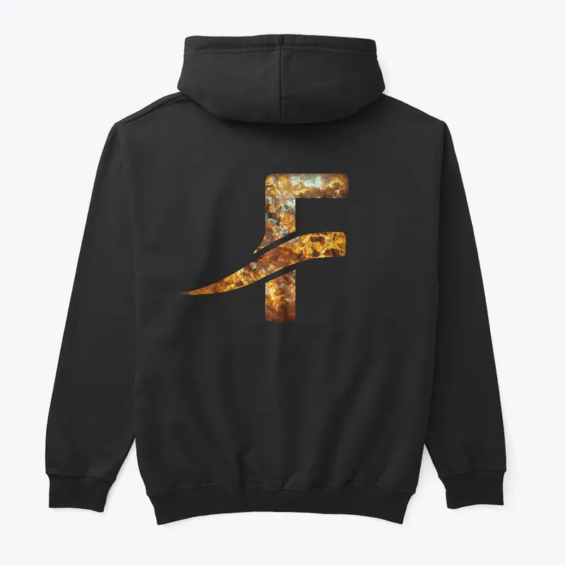 Fractal Hoodie "Aurum" (Black)