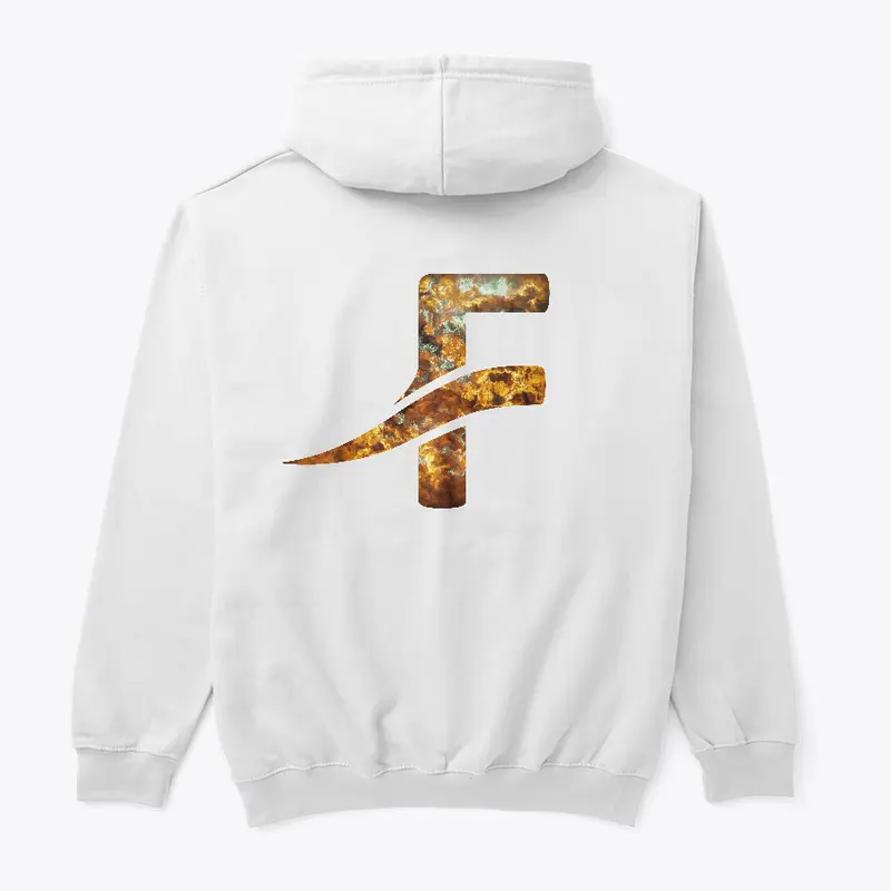 Fractal Hoodie "Aurum" (White)